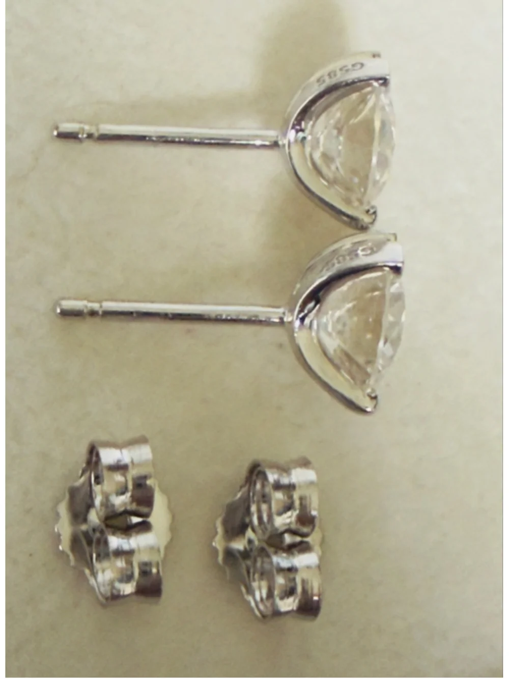 Pandora Nova 14k White Gold Lab-grown Diamond Earrings 1.00ct